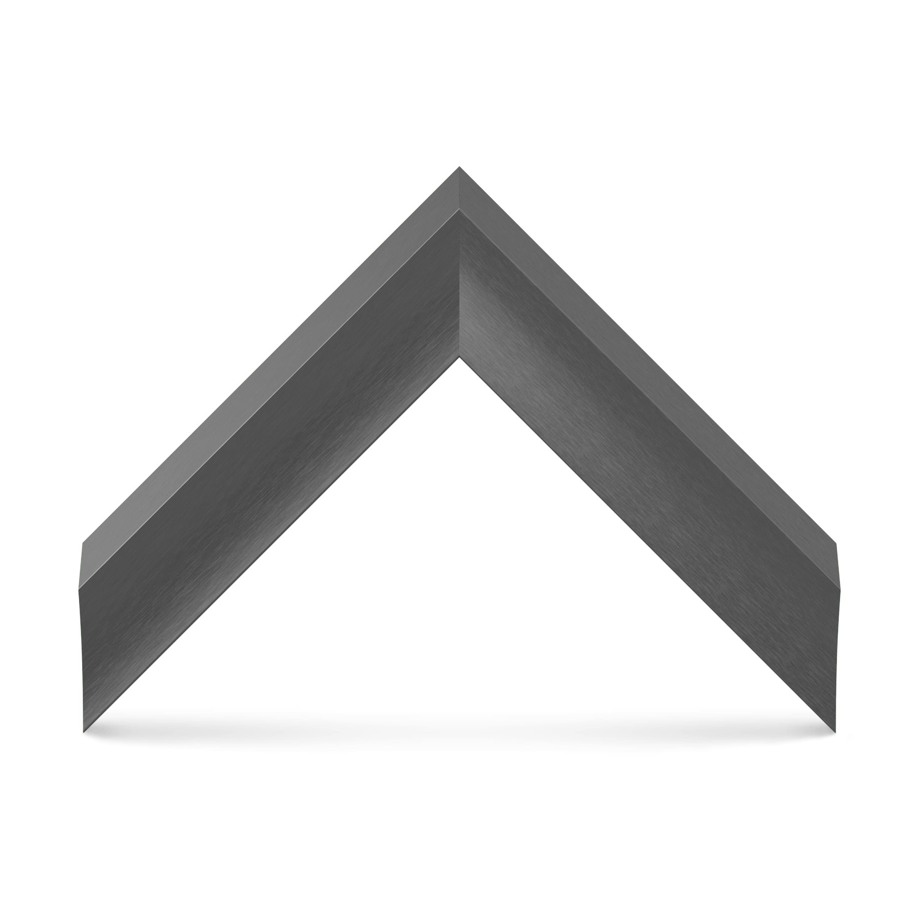 Alt View 11. Deco TV Frames - Alloy Prismatic Bezel for Samsung The Frame TV - 55" - Graphite.