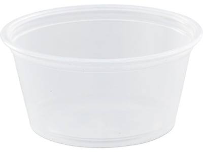 Front. Dart - Dart Conex Complements Portion Cups, 2 oz., Clear, 2500/Carton (200PC) - Clear.