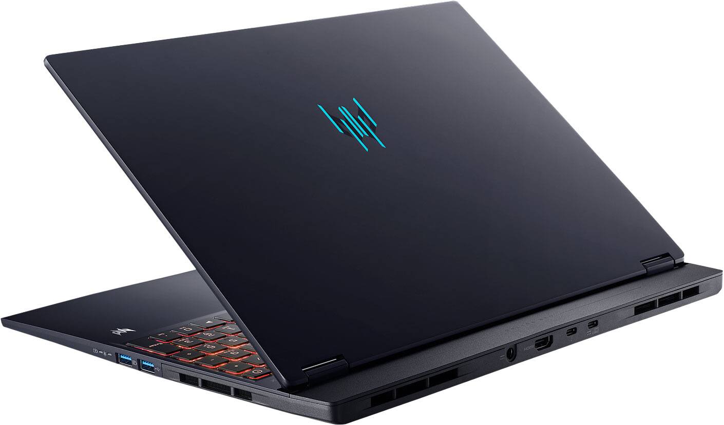 Alt View 13. Acer - Predator Neo Gaming Laptop - 16" OLED -Intel Core Ultra 9 Series 2 2026 2.5k - RTX 5070 Ti - 16GB Memory - 1TB Storage - Obsidian Black.