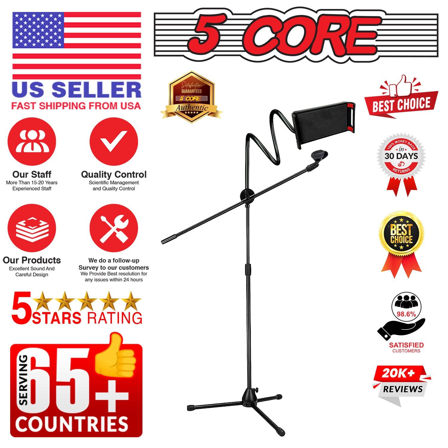 5 CORE, US SELLER, FAST SHIPPING FROM USA, BEST CHOICE, 30 DAYS RETURNS, Our Staff, Quality Control, Our Products, 5 STARS RATING, SERVING 65+ COUNTRIES, 98.6% SATISFIED CUSTOMERS, 20K+ REVIEWS