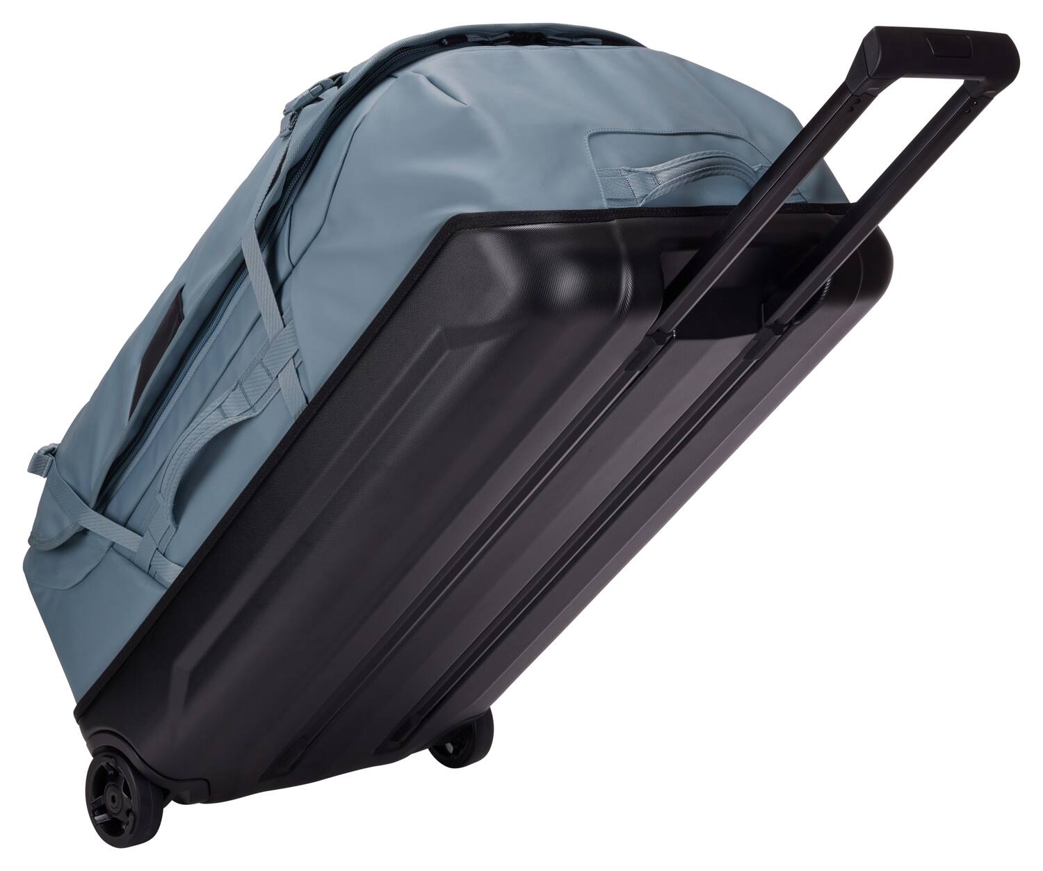 Alt View 4. Thule - Chasm Wheeled Adventure Duffle – Rugged & Spacious - Pond Gray.