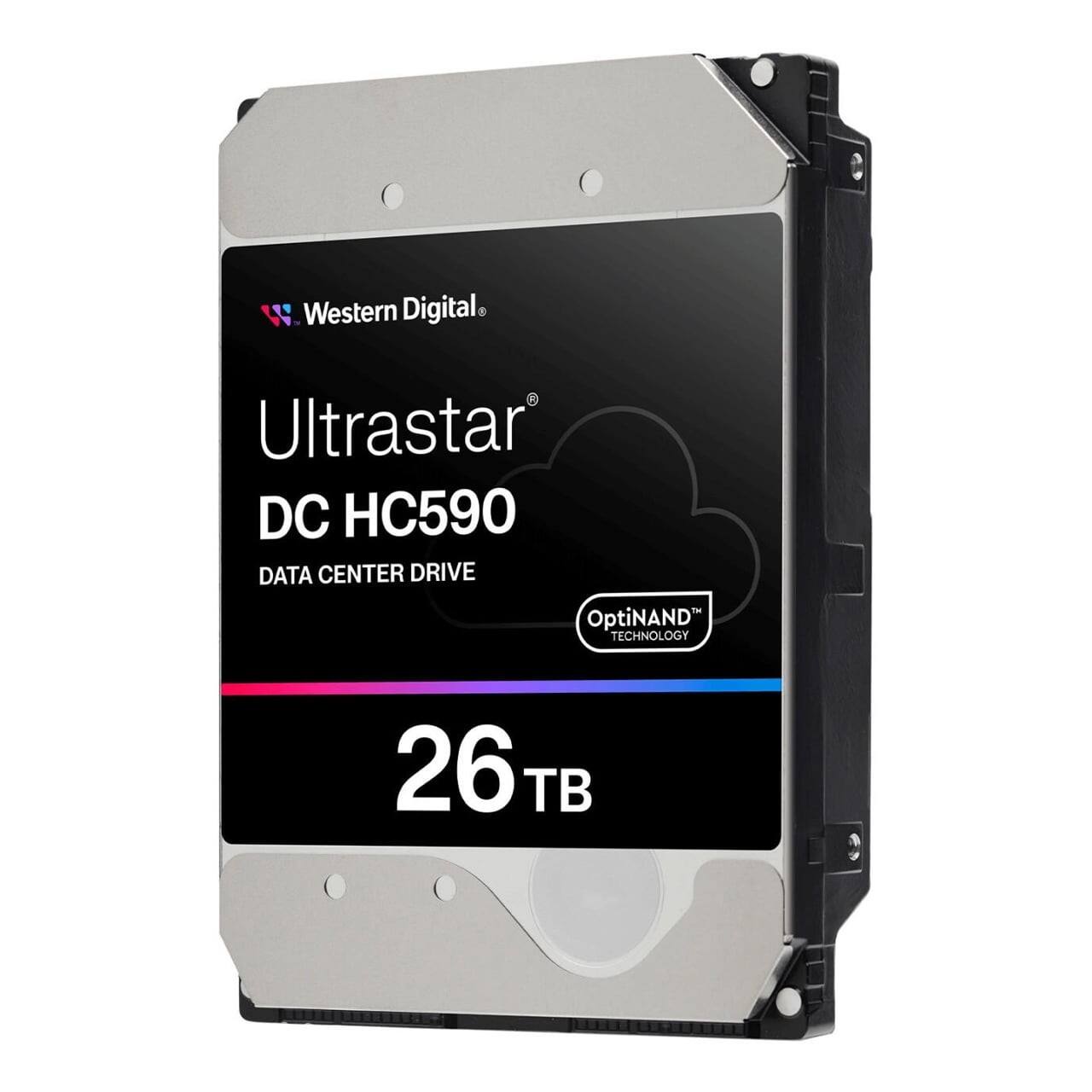 Western Digital  
Ultrastar DC HC590  
DATA CENTER DRIVE  
OptiNAND TECHNOLOGY  
26 TB