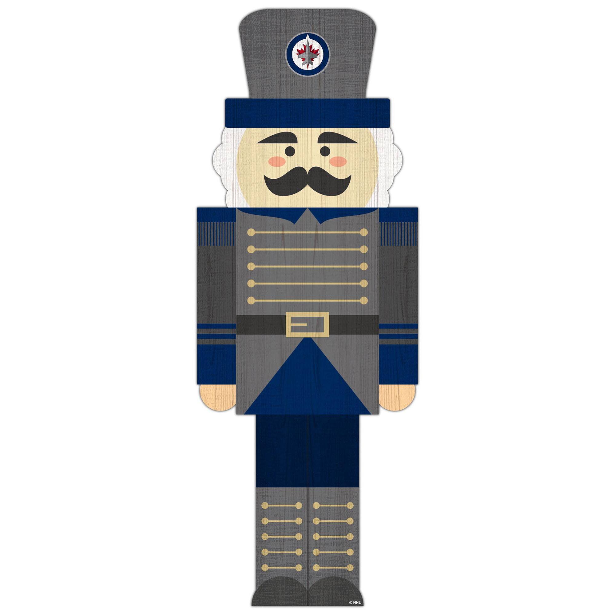 Winnipeg Jets 31'' Nutcracker Leaner