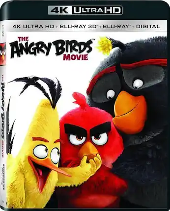 Front. The Angry Birds Movie - 4K Blu-Ray.