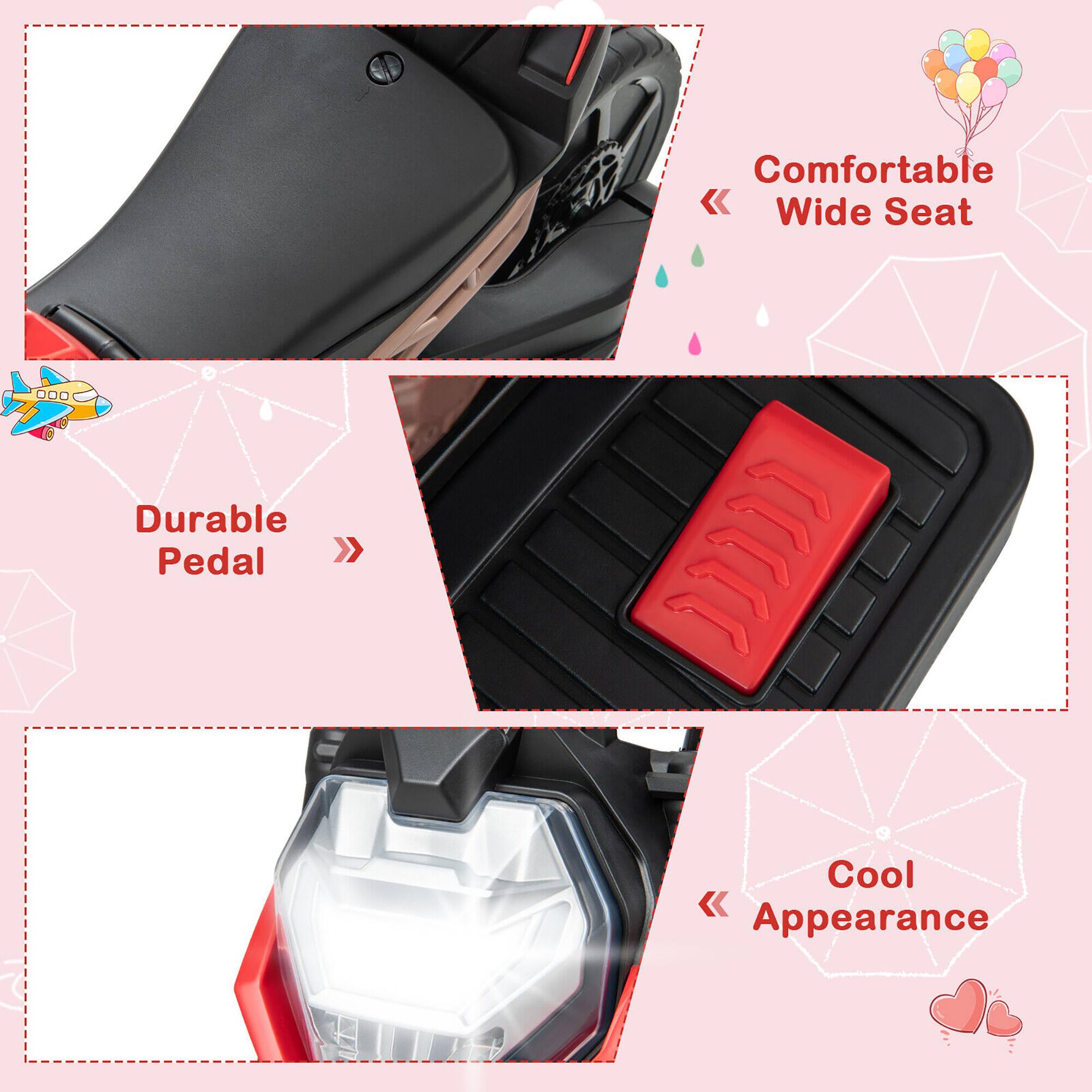 Comfortable Wide Seat  
Durable Pedal  
Cool Appearance