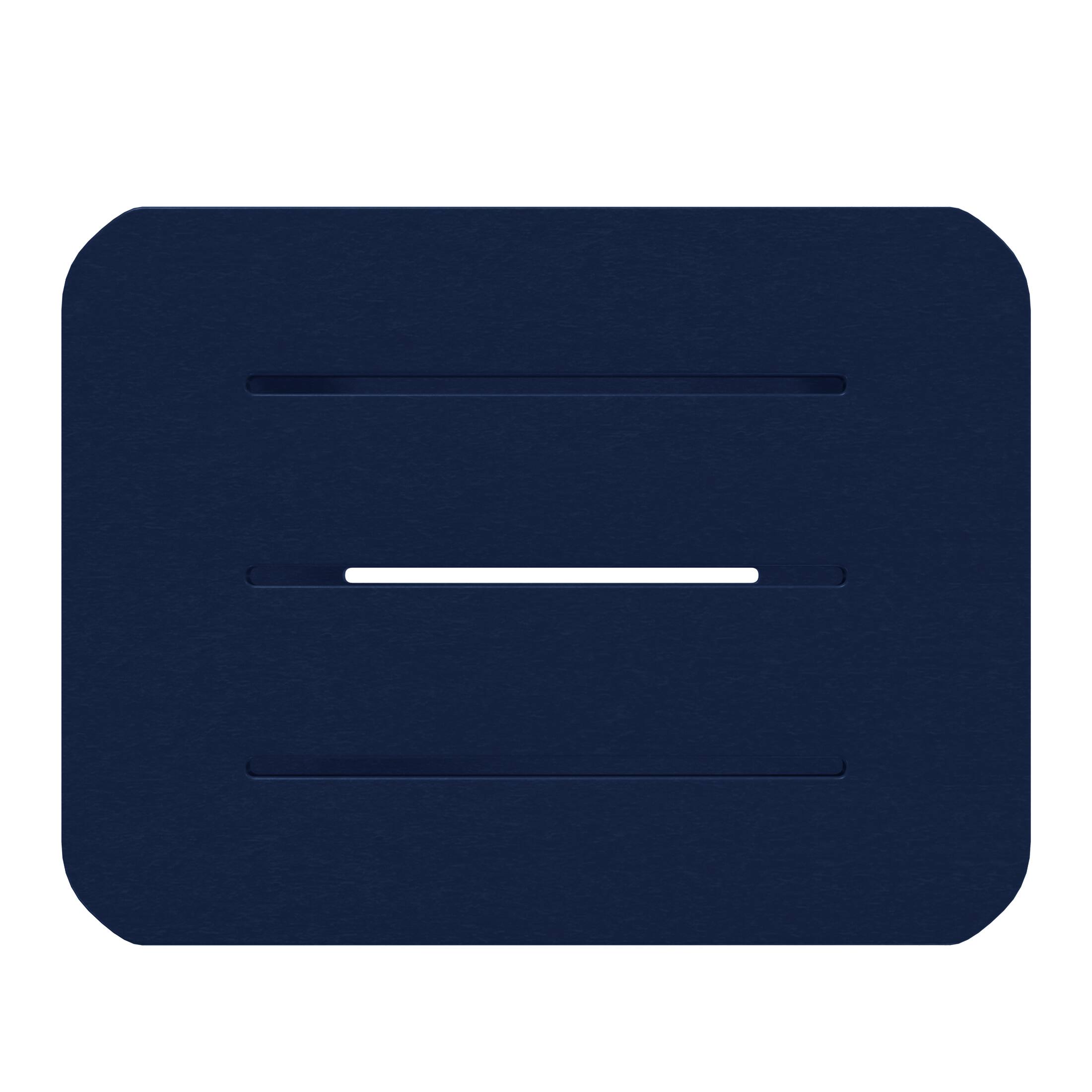 Alt View 1. WestinTrends - WestinTrends Aruba 2-Tier Outdoor HDPE Modern Adirondack Square Patio Side Table - Navy Blue.