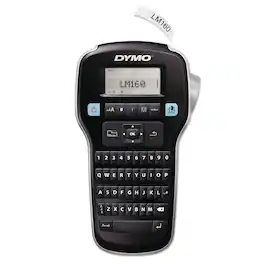 DYMO - 2175086 LabelManager 160P 7.9 in. x 4.65 in. x 1.9 in. 2-Lines Label Maker - Black/Silver