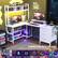 **ADX GAME TIME**
**GAMING DESK WITH LED LIGHT**
- Over 60,000 colors and 29 flashing modes for you to choose
- Remote Control
- Built-in Mic
- Music Sync
- Timing Function
- RGB Colors
**Remote Control**
**Built-in Mic**
**Music Sync**
**Timing Function**
**RGB Colors**