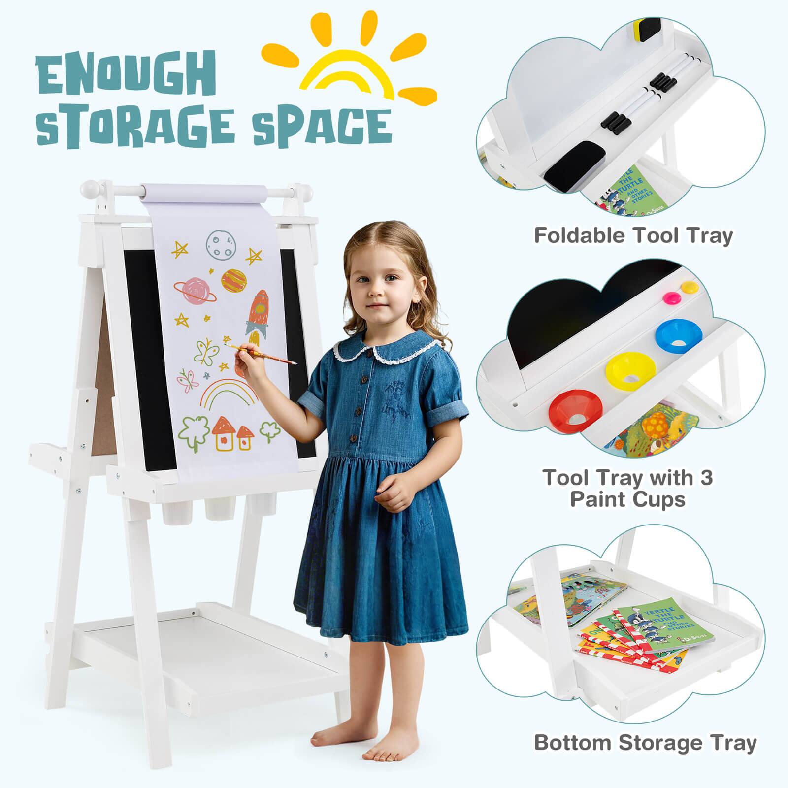 ENOUGH STORAGE SPACE

Foldable Tool Tray

Tool Tray with 3 Paint Cups

Bottom Storage Tray