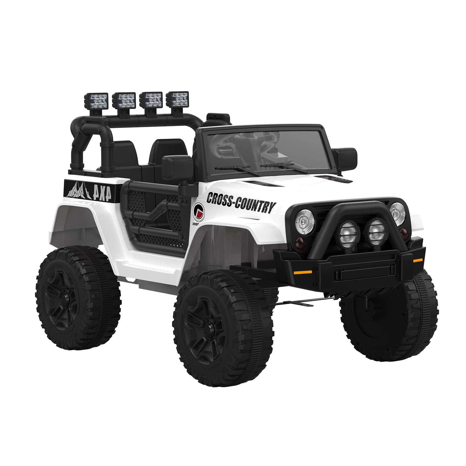 Maxxis Merch - 12V Kids Ride-On Truck 2-Seater with Parental Remote Control,4-Wheel Suspension -Electric Ride-On Toy for Boys & Girls