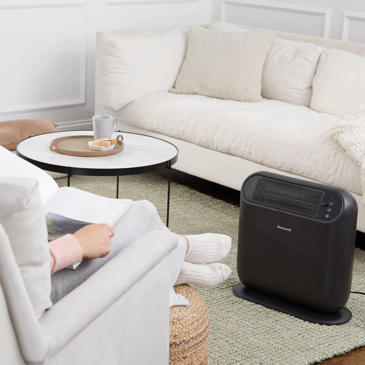 Alt View 12. Honeywell - Honeywell ThermaWave 6 Ceramic Heater - Black.