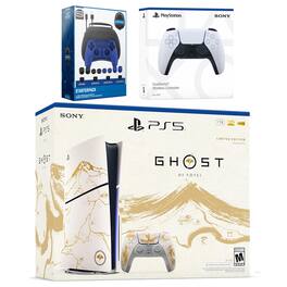 PlayStation 5 Ghost of Yotei Disc Bundle + Extra Controller, Accessory Kit - PlayStation 5
