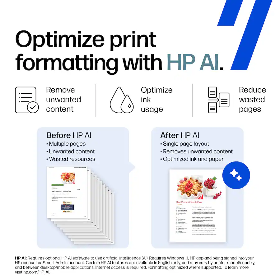 HP Smart Tank 6001 Wireless AI Enabled All in One Cartridge Free ...
