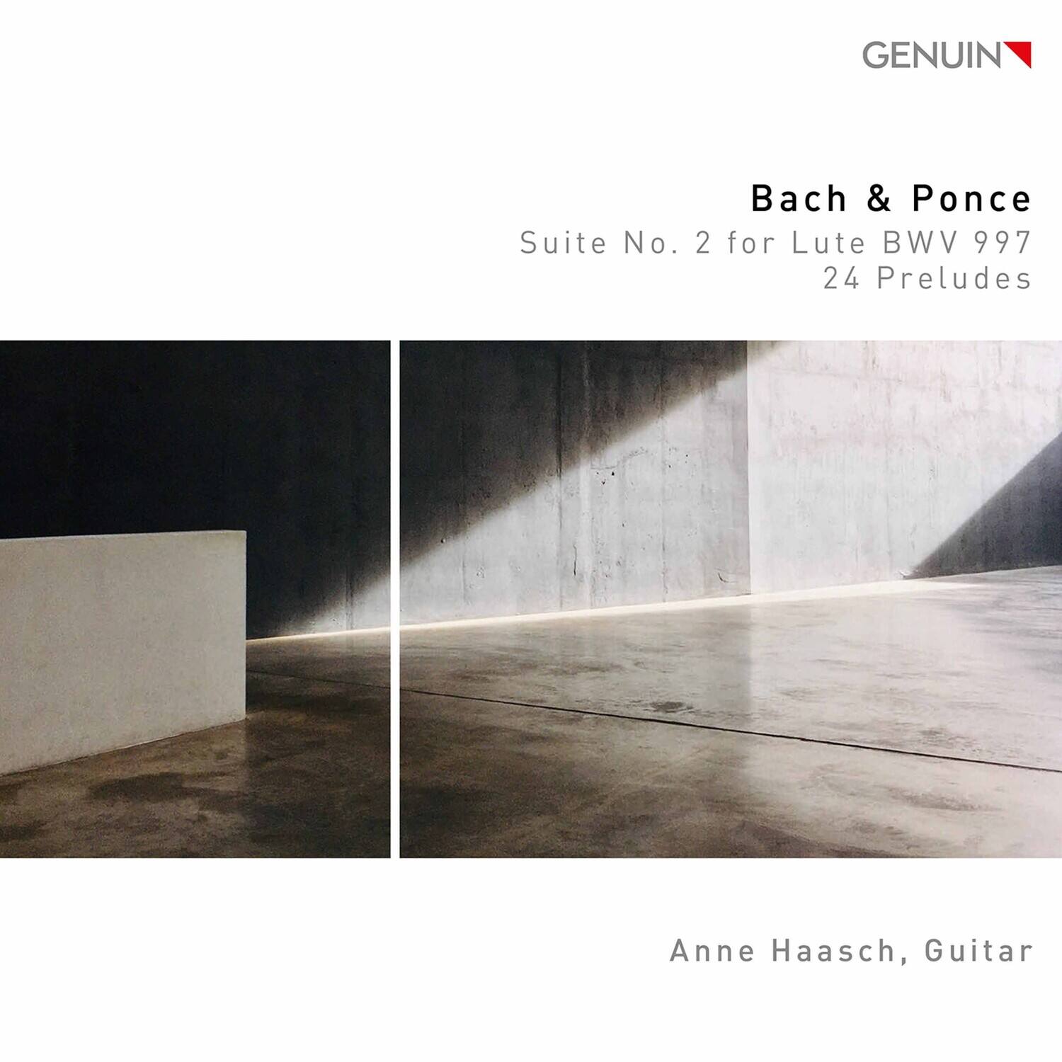 GENUIN

Bach & Ponce  
Suite No. 2 for Lute BWV 997  
24 Preludes

Anne Haasch, Guitar