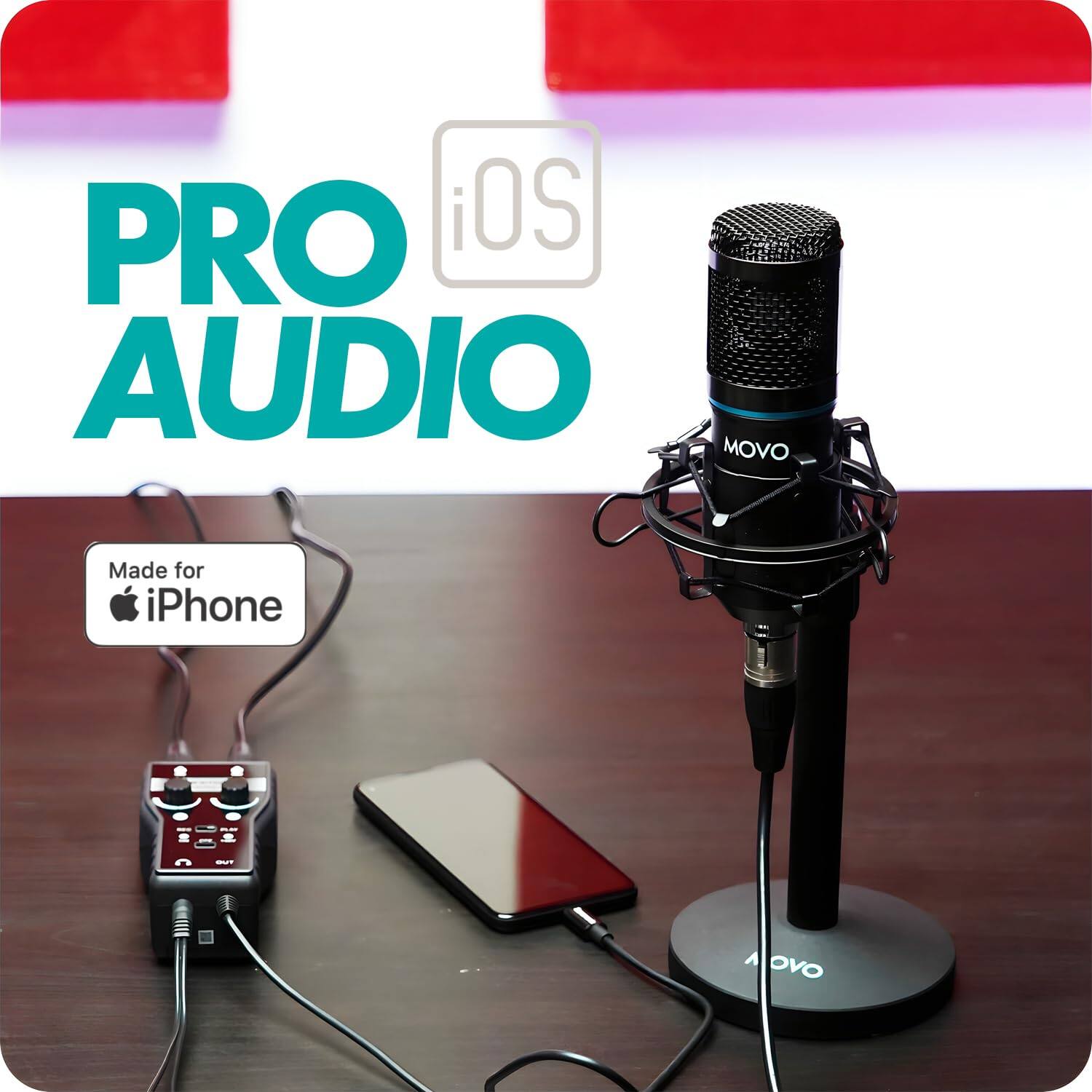 PRO iOS AUDIO MOVO  
Made for iPhone