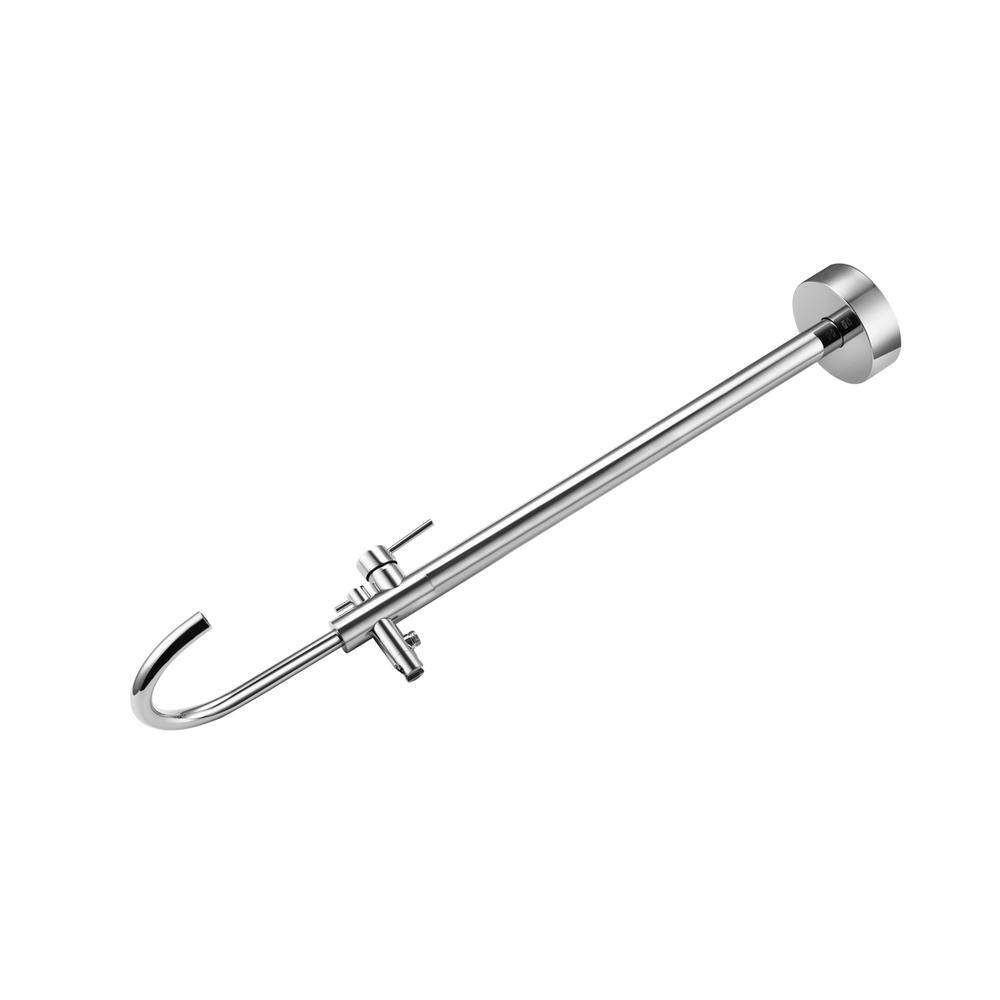 Alt View 2. Elegant Kitchen and Bath - Steven Floor Mounted Roman Tub Faucet with Handshower in Chrome - Chrome.
