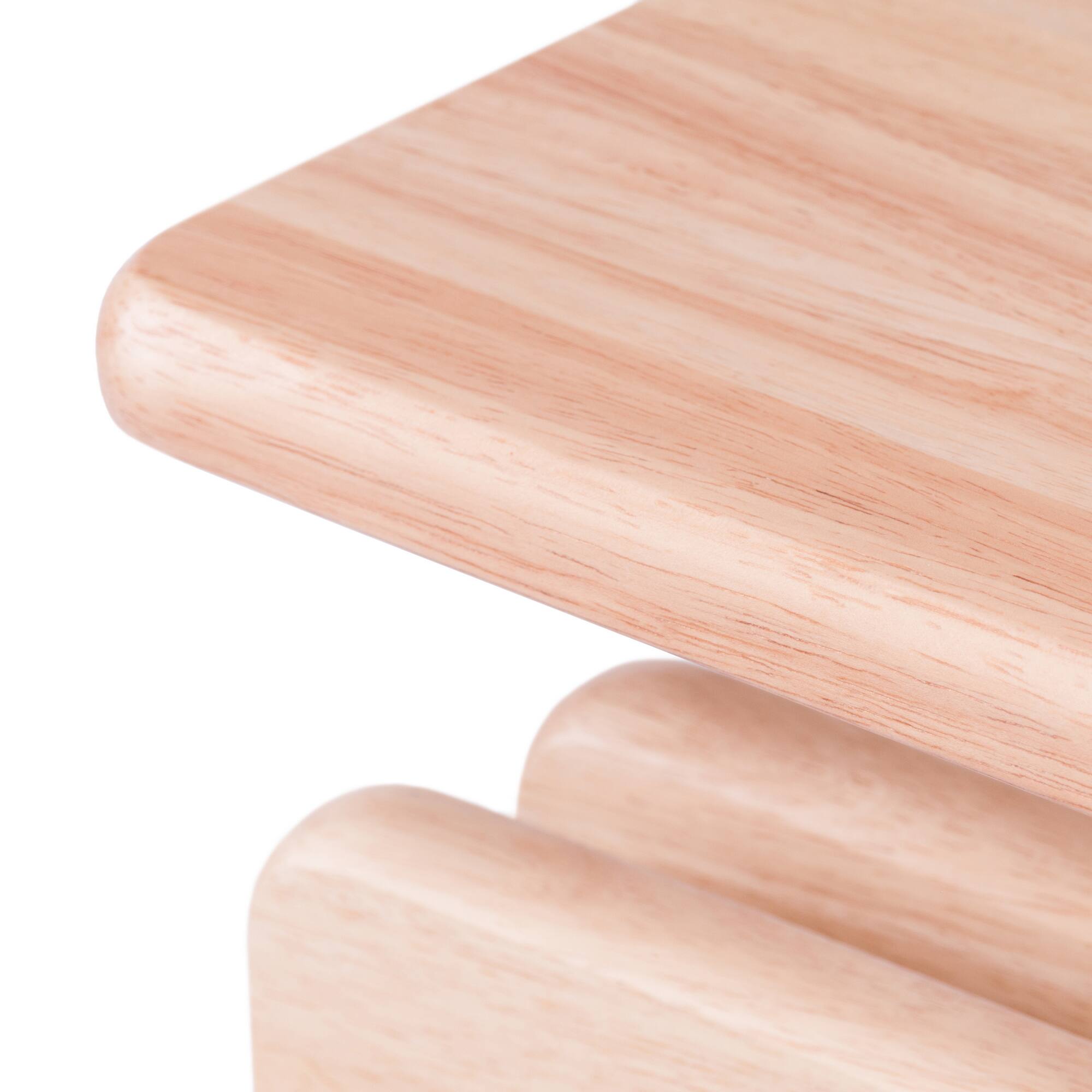 Alt View 7. Winsome Wood - Riley 5-Pc Set Snack Table - Natural.
