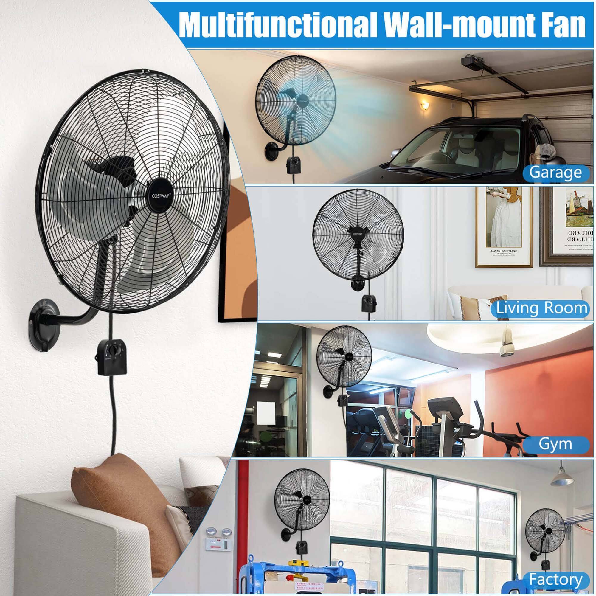 Multifunctional Wall-mount Fan

Garage

Living Room

Gym

Factory
