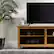 Alt View 1. Walker Edison - Modern 58" Wood Open Storage TV Stand for Most TVs up to 65" - Barnwood.