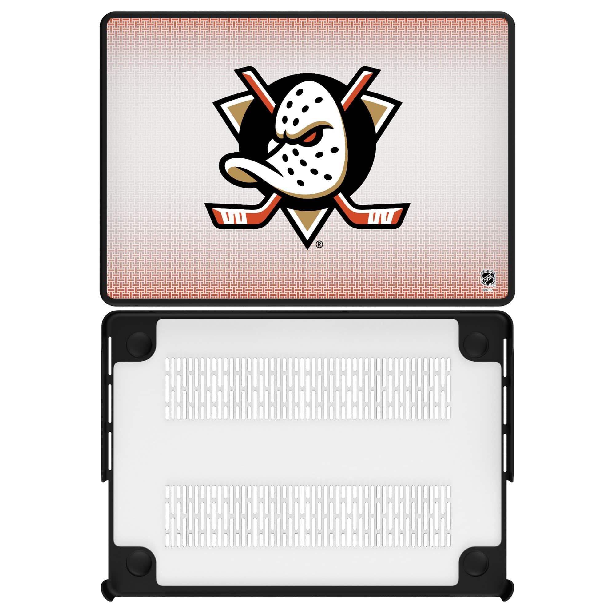 Keyscaper - Anaheim Ducks Linen MacBook Case - Pro 13 in - Multicolor