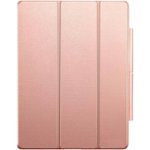 Front. SaharaCase - ESR Folio Case for Apple iPad Pro 12.9 (4th, 5th, and 6th Gen 2020-2022) - Rose Gold.
