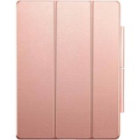 SaharaCase - ESR Folio Case for Apple iPad Pro 12.9 (4th, 5th, and 6th Gen 2020-2022) - Rose Gold - Front_Zoom
