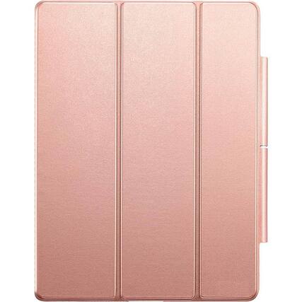 Front. SaharaCase - ESR Folio Case for Apple iPad Pro 12.9 (4th, 5th, and 6th Gen 2020-2022) - Rose Gold.