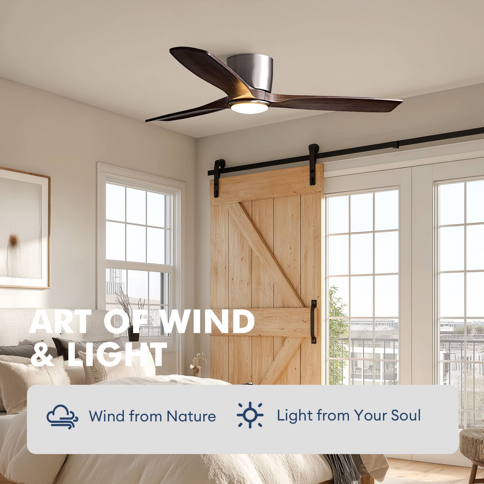ART OF WIND & LIGHT  
Wind from Nature  
Light from Your Soul