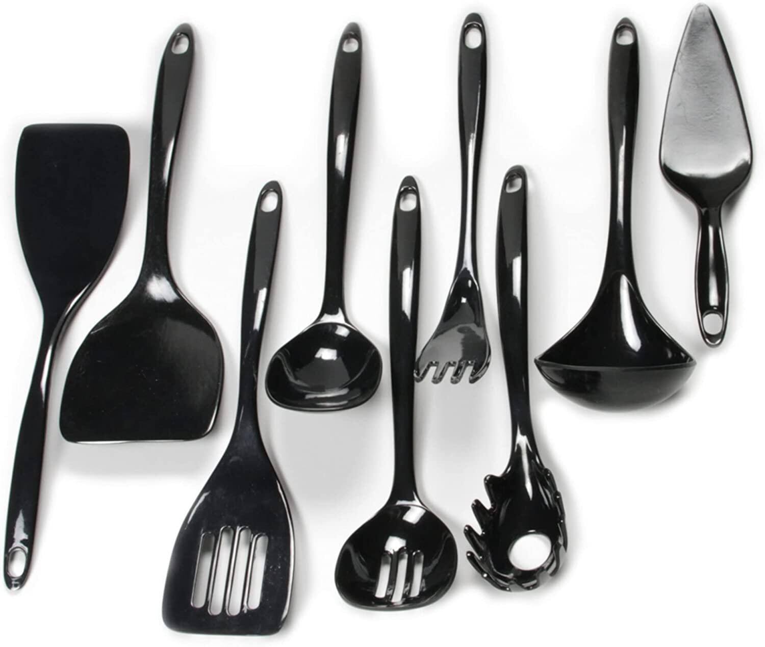 Front. Chef Craft - 9-Piece Kitchen Tool Set, Black - Black.