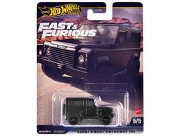 Land Rover Defender 90 "F9" (2021) Movie "Fast & Furious" Series Diecast Model Car by Hot Wheels - Black