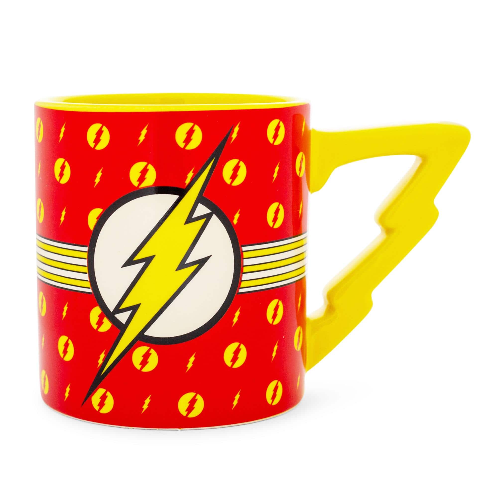 DC Universe - DC Comics The Flash Logo Ceramic Mug With Lightning Bolt Handle | Holds 20 Ounce - Red price history on PriceWatchPro