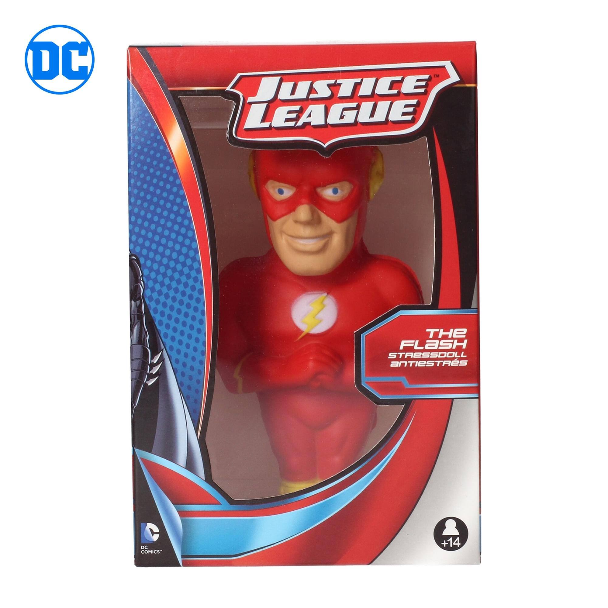 DC JUSTICE LEAGUE THE FLASH STRESSDOLL ANTIESTRES L COMICS +14