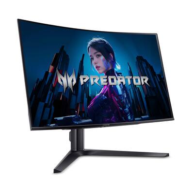 Acer Nitro 湾曲 ゲーミングモニター 31.5インチ フルHD VA 非