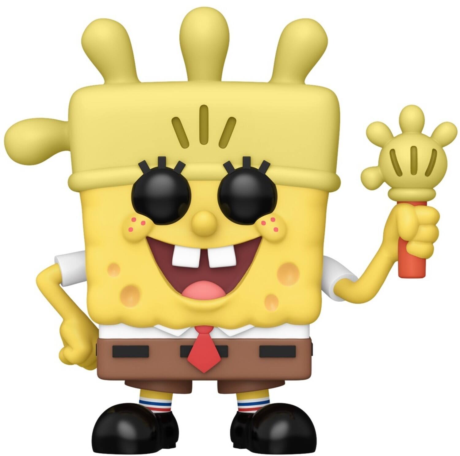 FUNKO POP! Television: SpongeBob SquarePants - SpongeBob w/ Glove Light (25th Anniversary) - COLLECTIBLES