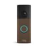 Front. Ring - Battery Doorbell 2K, Retinal 2K with wide-angle video, up to 6x Enhanced Zoom, Two-Way Talk, and Built-In Battery-Mocha - Matte Mocha.