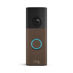 Ring - Battery Doorbell (newest model) Retinal 2K with wide-angle video, up to 6x Zoom, Two-Way Talk, and Built-In Battery - Matte Mocha