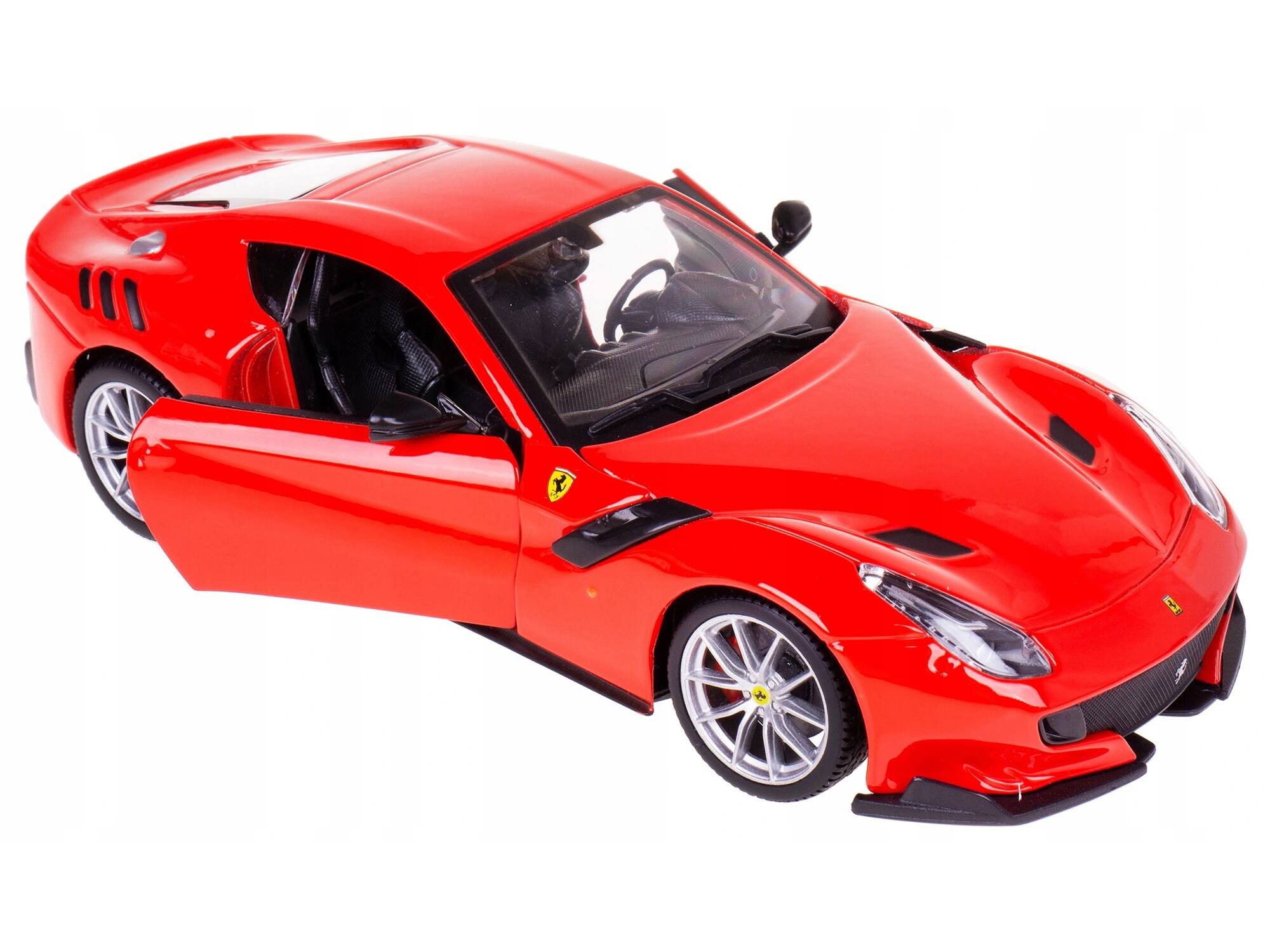 Angle. Bburago - Ferrari F12 TDF Red 1/24 Diecast Model Car by Bburago - Red.
