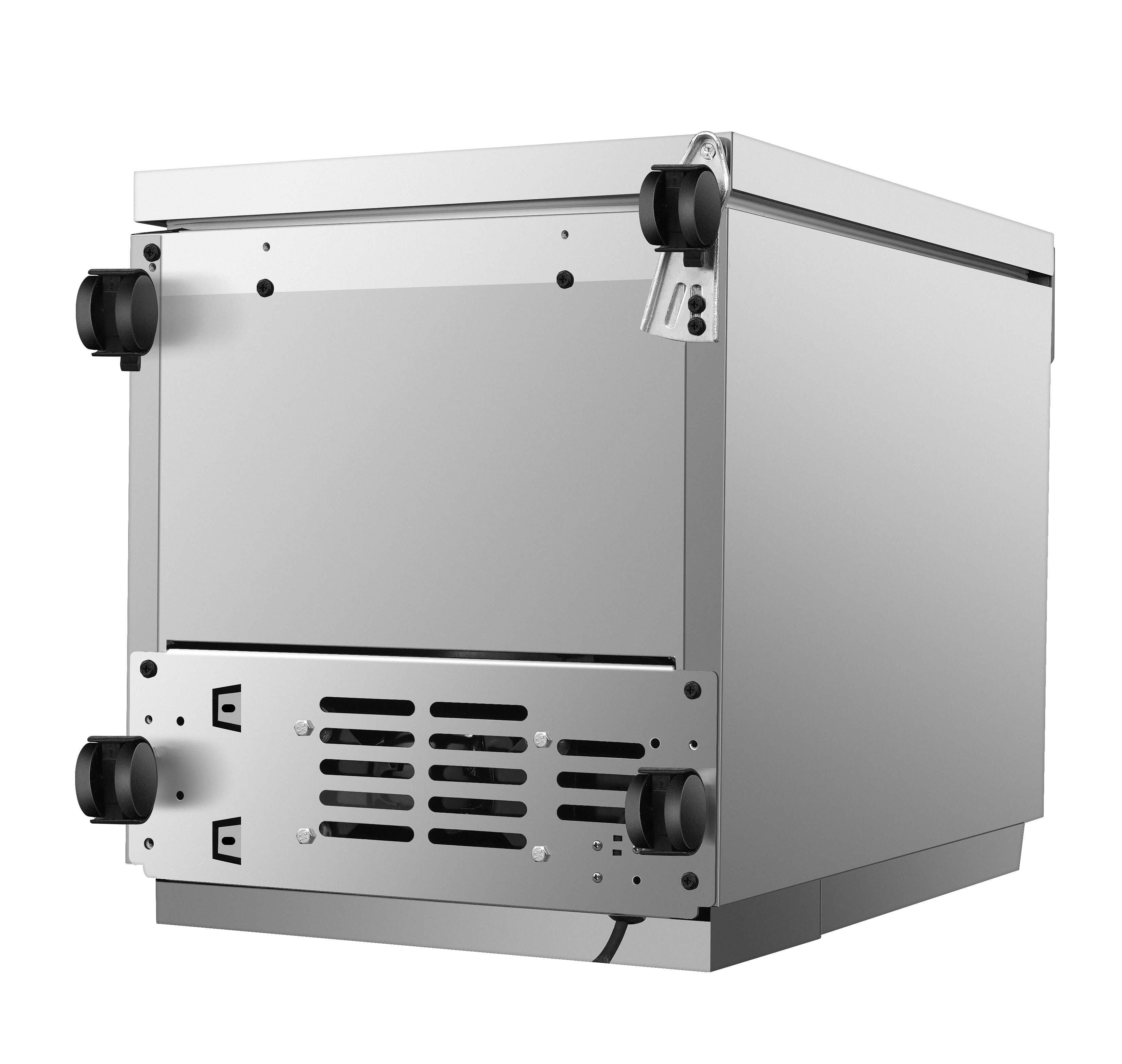 Alt View 10. Equator - Equator 2.3cf Outdoor/Indoor 85 Cans | Beverage Refrigerator IPX4 Waterproof SS Builtin/FS Quiet 42dB - 110V - Stainless.