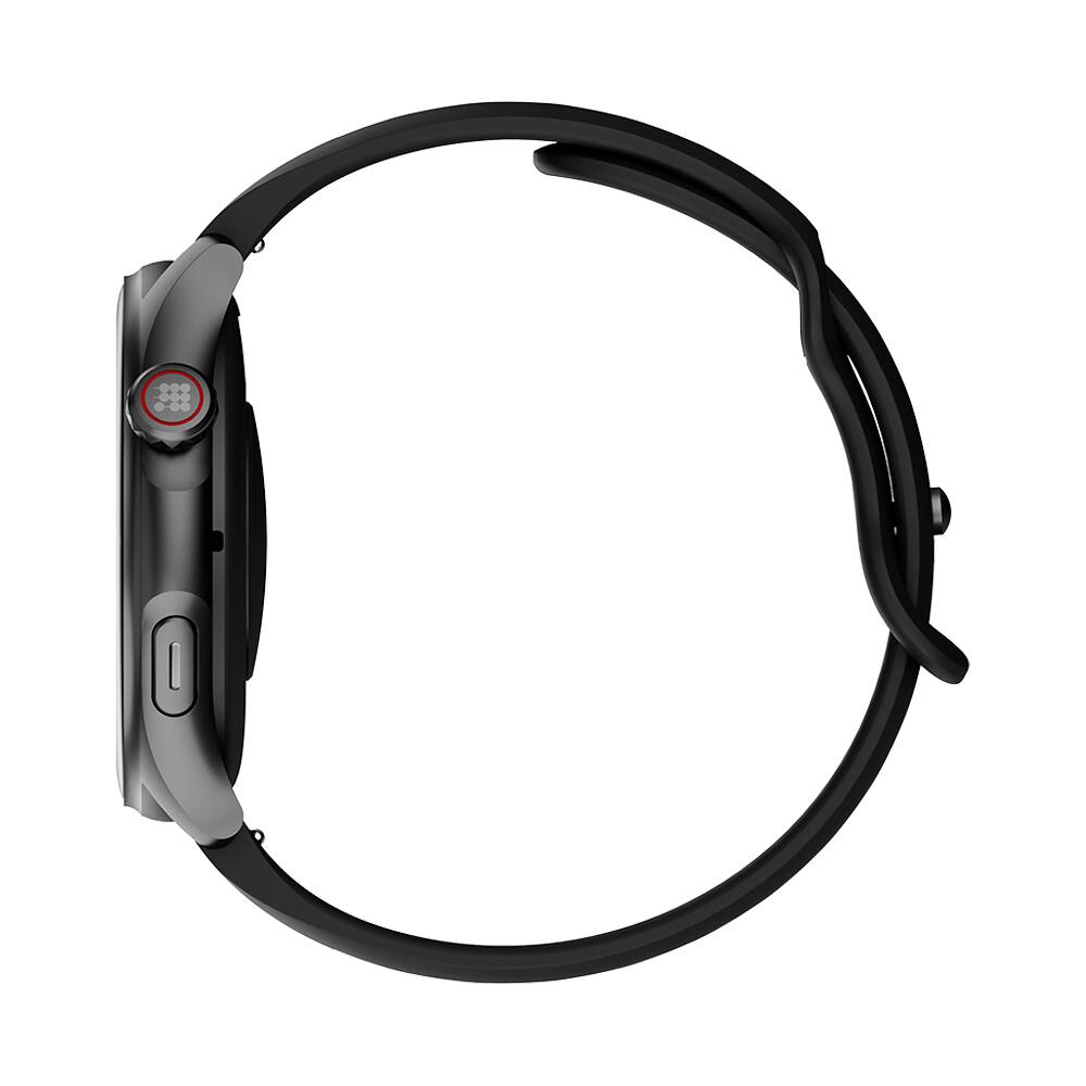 Back. Cubitt - Cubitt AURA Smartwatch / Fitness Tracker with 1.43" Touch AMOLED Screen - Black.