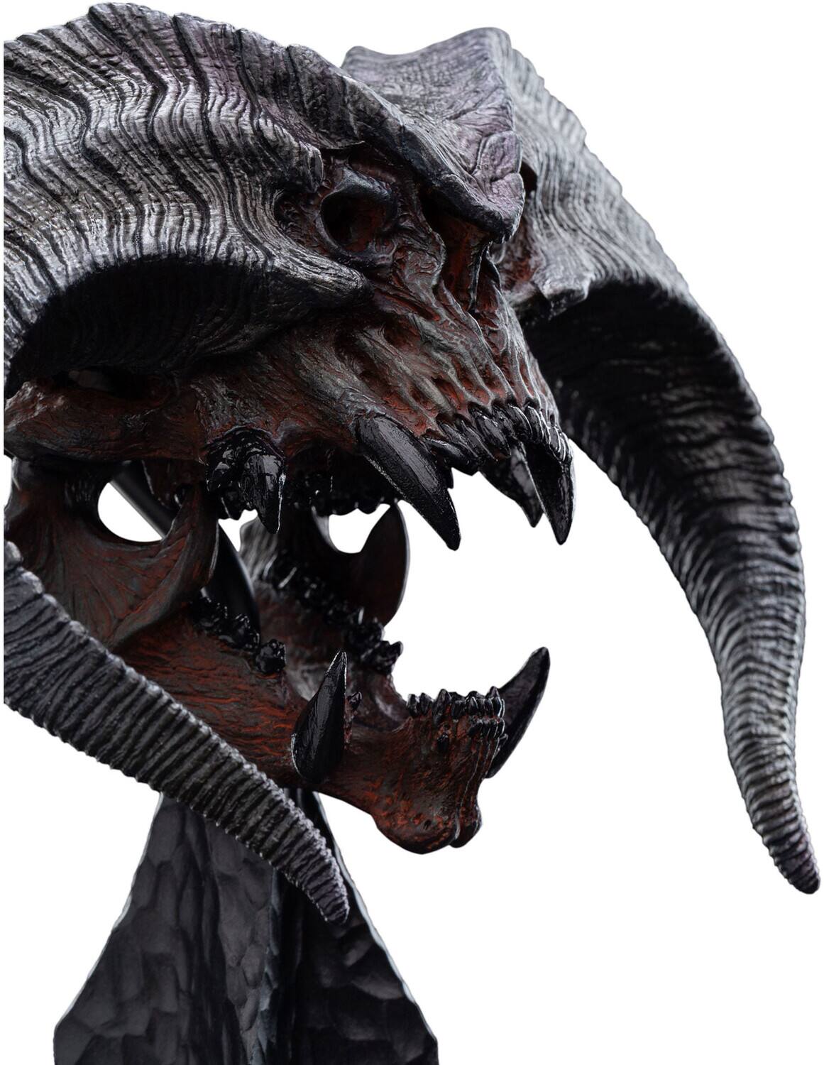 Alt View 4. Weta Workshop - WETA Workshop Polystone - The Lord of the Rings Trilogy - Skull of a Balrog Miniature Polystone - COLLECTIBLES - Multicolor.