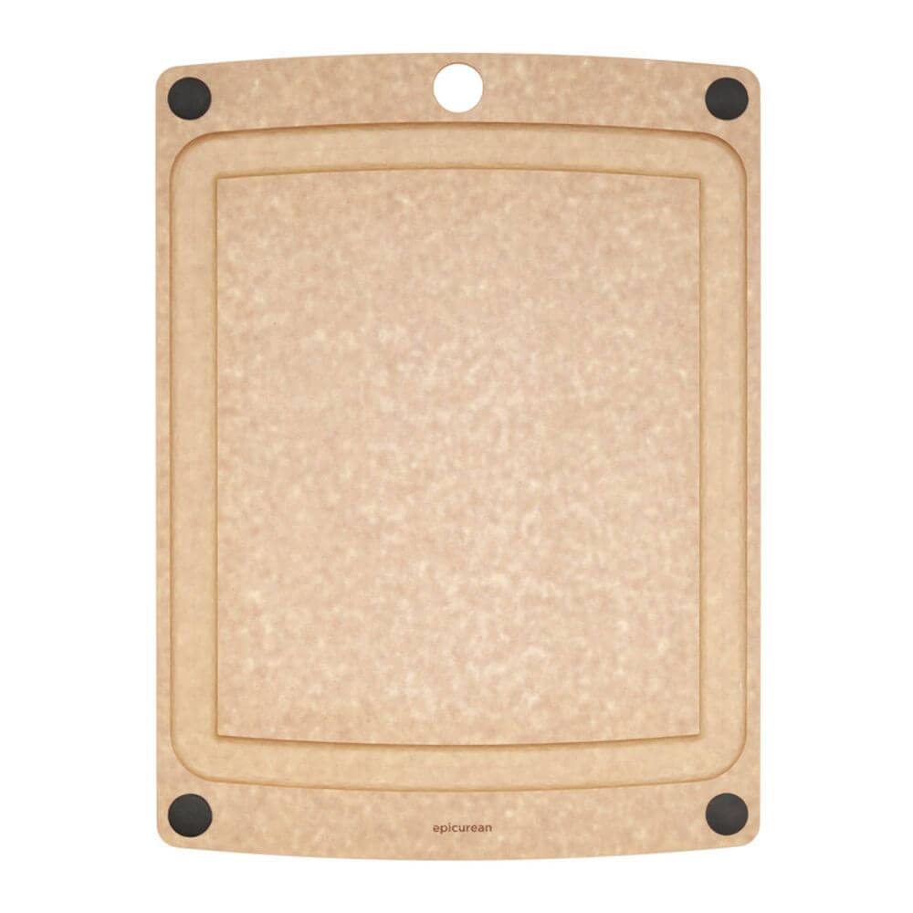 Front. Epicurean - All-In-One Cutting Board 17.5 x 13 Inches - Natural/Black.