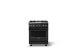Viking - 30 in. Wide 4 Burner Pro 5 Series 4.7 Cu. Ft. Freestanding Sealed Dual Fuel Convection Range - Antique Bronze - Antique Bronze