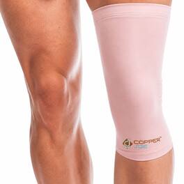 Copper Compression - Copper Joe Knee Compression Sleeve - Pain Relief for Weightlifting, Running, Meniscus Tear, ACL, Arthritis - 2 Pack - Pink