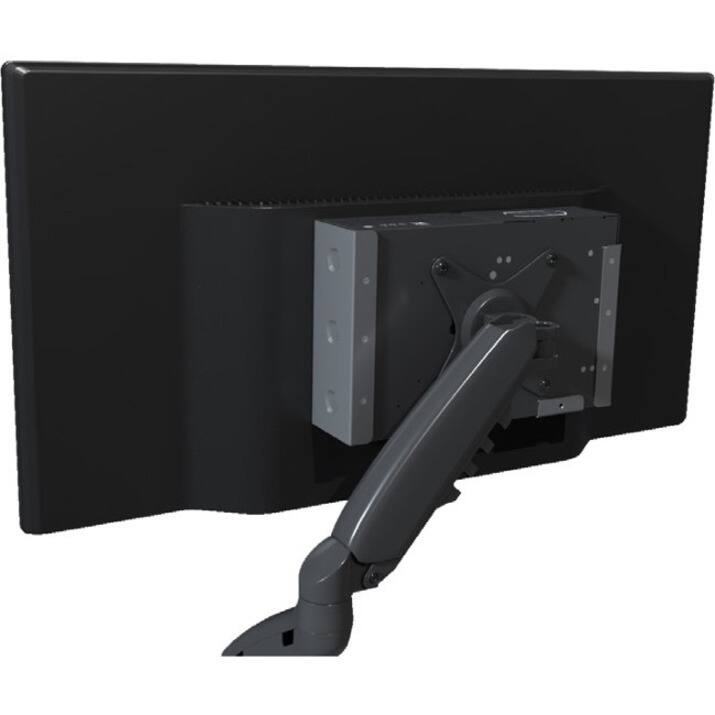 Alt View 2. APC - APC Back-UPS 400VA, 120V, Flexible Mounting, Low Profile, Industrial, 3 NEMA outlets - Tower - 8 Hour Recharge - 120 V - Black.