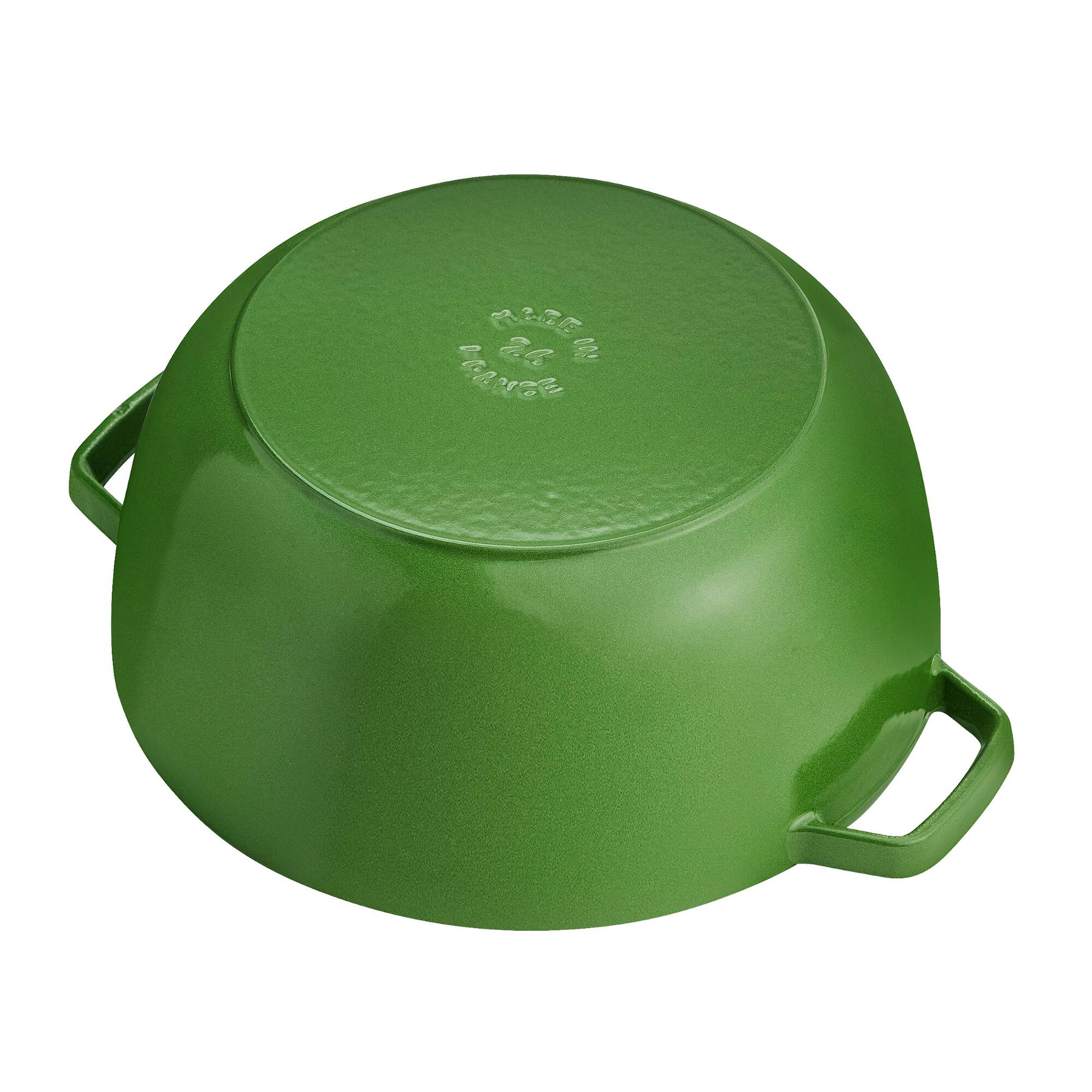 Alt View 5. Staub - Staub Cast Iron 5-qt Essential French Oven - Pistachio - Pistachio.