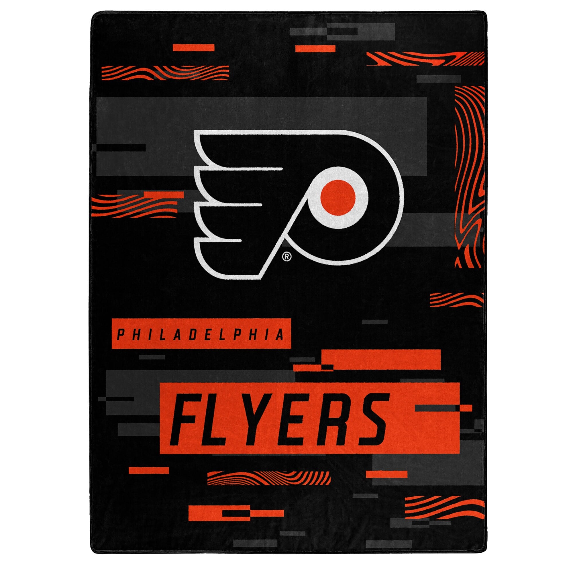 Northwest - Philadelphia Flyers 50" x 60" Digitize Raschel Throw Blanket - Black