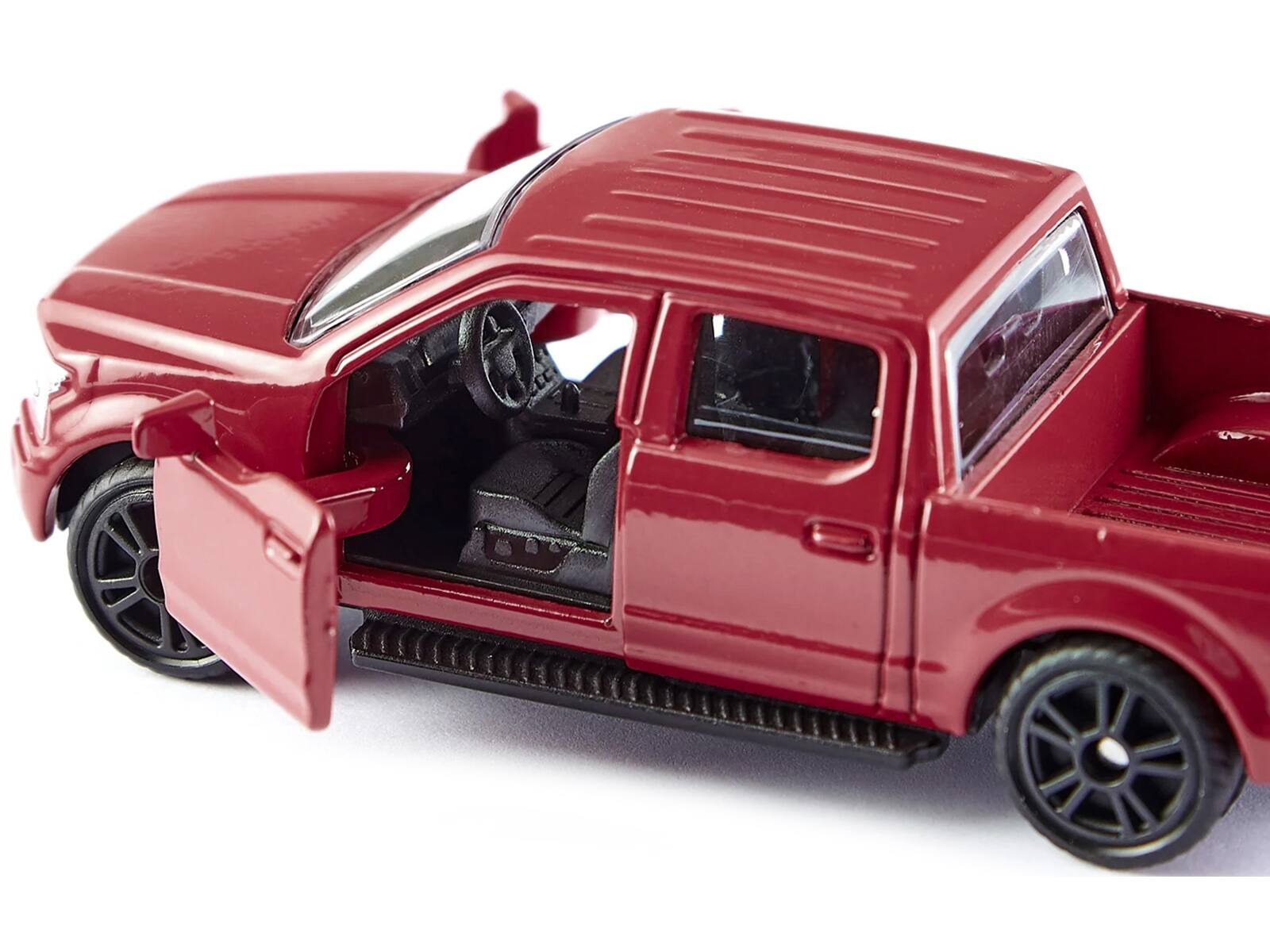 Left. SIKU - Ford F-150 Pickup Truck Red Diecast Model Car by Siku - Red.