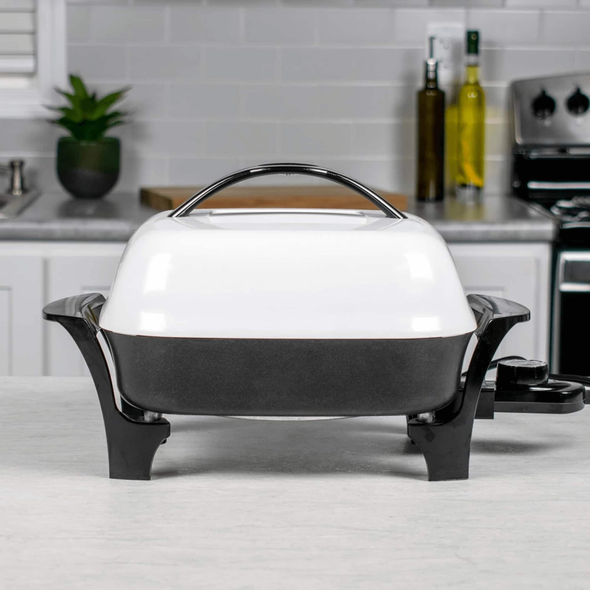 Presto - 11" Non-Stick Electric Skillet - White