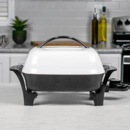 Presto - 11" Non-Stick Electric Skillet - White