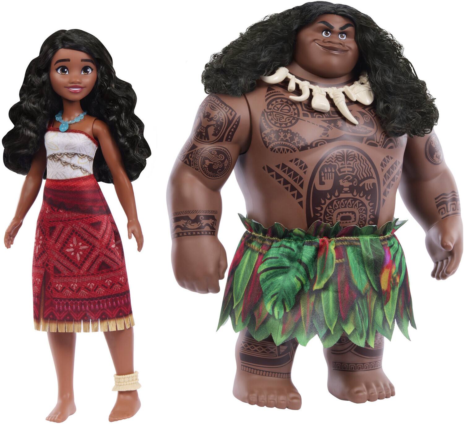 Mattel Disney Moana 2 Moana & Maui Voyager Fashion Doll Set